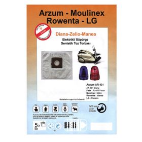 Arzum AR 431 Diana Süpürge 20 Adet Toz Torbası