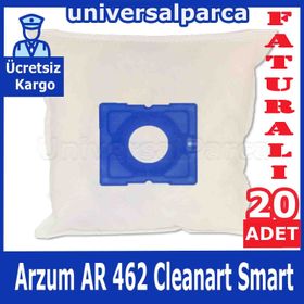 Arzum AR 462 Cleanart Smart Bez 20 Adet Toz Torbası + Micro Filtre Hediyeli