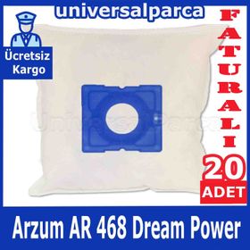 Arzum AR 468 Dream Power Bez 20 Adet Toz Torbası + Micro Filtre Hediyeli