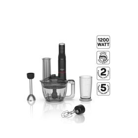 Arzum AR1149 Proart 1200 W Siyah Multi Blender Seti