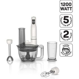 Arzum AR1187 Beyaz Soprano Max Neo Multi Blender Seti