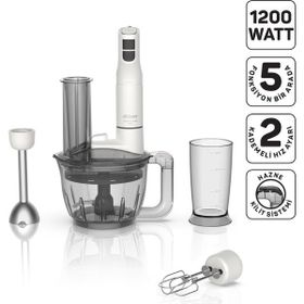 Arzum AR1187 Beyaz Soprano Max Neo Multi Blender Seti