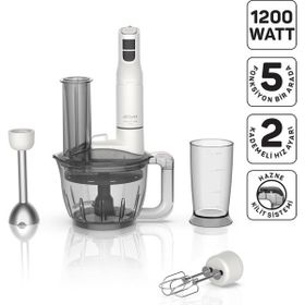 Arzum AR1187 Beyaz Soprano Max Neo Multi Blender Seti