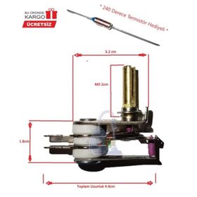 Arzum AR2007 Tost Makinesi Termostat ve Sigortası