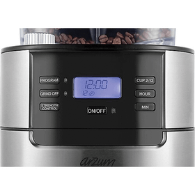 Arzum AR3092 Brewtime Fresh Grind Siyah Filtre Kahve Makinesi