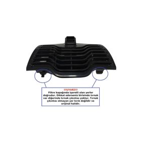 Arzum AR4060 - AR4061 Olimpia Elektrikli Süpürge İçin Hava Çıkış Filtre Kapaği