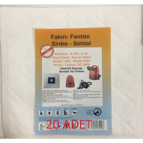 Arzum AR461 20 Adet Cleanart Silent Süpürge Bez Toz Torbası