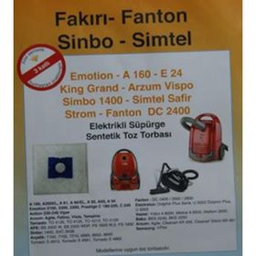 Arzum AR461 20 Adet Cleanart Silent Süpürge Bez Toz Torbası