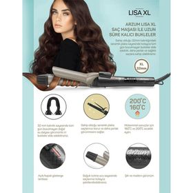 Arzum AR5028 Lisa XL Siyah Saç Maşası