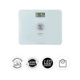 Arzum AR5126 Stayfit Touch Cam Beyaz Baskül