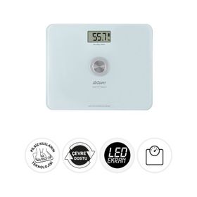Arzum AR5126 Stayfit Touch Cam Beyaz Baskül