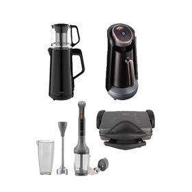 Arzum AR9027PRO Blackline Eco Çeyiz Set Siyah