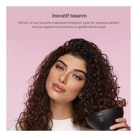 Arzum Bellissima Diffon Ceramic AR5086 Siyah Saç Kurutma Makinesi