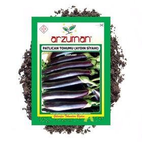 Arzuman 10 gr Aydın Siyahı Patlıcan Tohumu