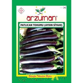Arzuman 10 gr Aydın Siyahı Patlıcan Tohumu
