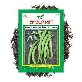 Arzuman 10 gr Çetinel Tatlı Sivri Biber Tohumu