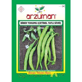 Arzuman 10 gr Çetinel Tatlı Sivri Biber Tohumu