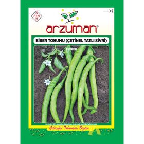 Arzuman 10 gr Çetinel Tatlı Sivri Biber Tohumu