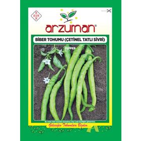 Arzuman 10 gr Çetinel Tatlı Sivri Biber Tohumu