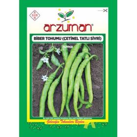 Arzuman 10 gr Çetinel Tatlı Sivri Biber Tohumu