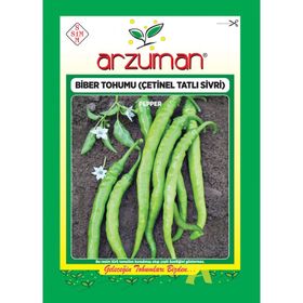 Arzuman 10 gr Çetinel Tatlı Sivri Biber Tohumu