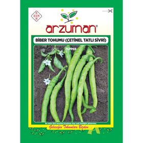 Arzuman 10 gr Çetinel Tatlı Sivri Biber Tohumu
