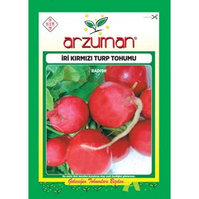 Arzuman 10 gr İri Kırmızı Turp Tohumu