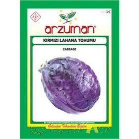 Arzuman 10 gr Kırmızı Mor Lahana Tohumu