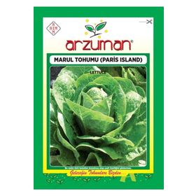 Arzuman 10 gr Marul Tohumu Tam Göbekli Marul Paris Island