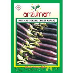 Arzuman 10gr Halep Karası Patlıcan Tohumu