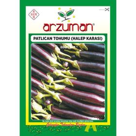 Arzuman 10gr Halep Karası Patlıcan Tohumu