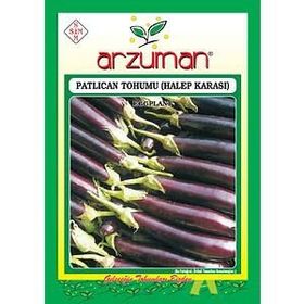 Arzuman 10gr Halep Karası Patlıcan Tohumu