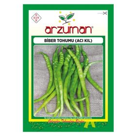 Arzuman 1500 Adet Acı Kıl Biber Tohumu