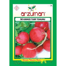 Arzuman 25 gr Iri Kırmızı Turp Tohumu