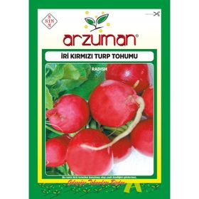 Arzuman 25 gr Iri Kırmızı Turp Tohumu