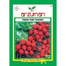Arzuman 25gr Kırmızı Fındık Turp Tohumu