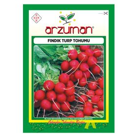 Arzuman 25gr Kırmızı Fındık Turp Tohumu