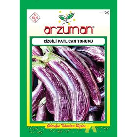 Arzuman 5 gr Çizgili Patlıcan Tohumu