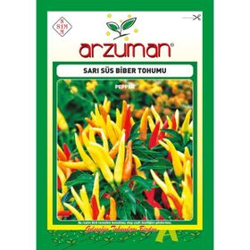 Arzuman 5 gr Sarı Süs Biber Tohumu