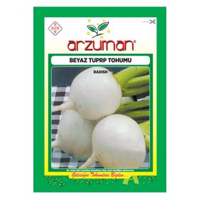 Arzuman Beyaz Turp Sebze Tohumu