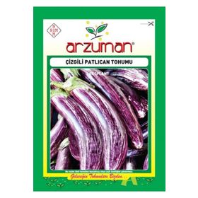 Arzuman Çizgili Alaca Patlıcan 5 gr Tohum