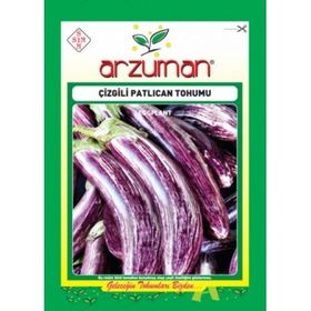 Arzuman Çizgili Patlıcan Tohum