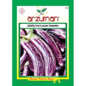 Arzuman Çizgili Patlıcan Tohum