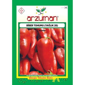 Arzuman Kırmızı Yağlık 10 gr Kapya Biber Tohumu