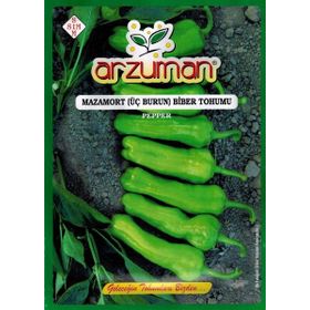 Arzuman Mazamort Üçburun Biber 10 gr Tohum