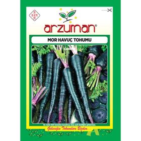 Arzuman Mor Siyah Havuç Tohumu