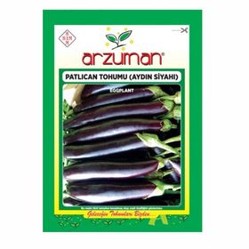 Arzuman Sebze Aydın Siyah Patlıcan Tohumu