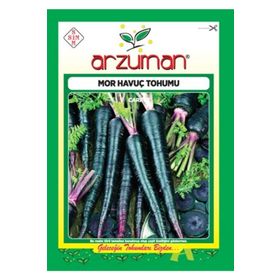 Arzuman Sebze Mor Havuç Tohumu