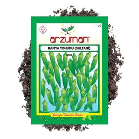 Arzuman Sultani Bamya 10 gr Tohum