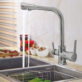 As Water Krom 3 Yollu Arıtma Bataryası Arıtma Musluğu Sıcak Soğuk ve Arıtma Suyu